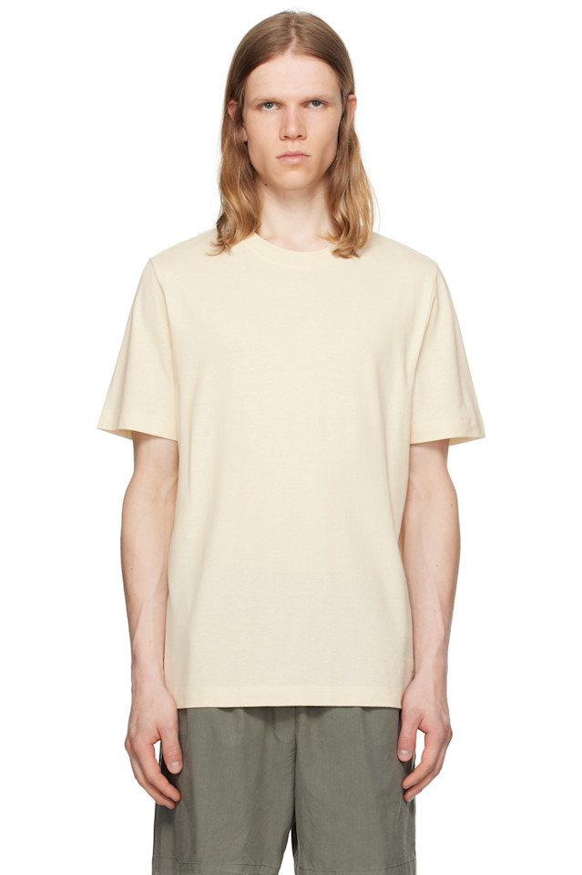 

Джемпер из хлопкового крепа Jakob Norse Projects, экрю