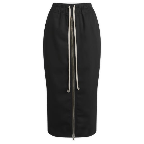 

Короткая юбка-столбик на молнии Rick Owens, черный