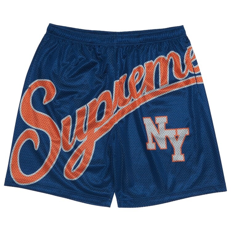 

Шорты Supreme Big Script Mesh Short, синий