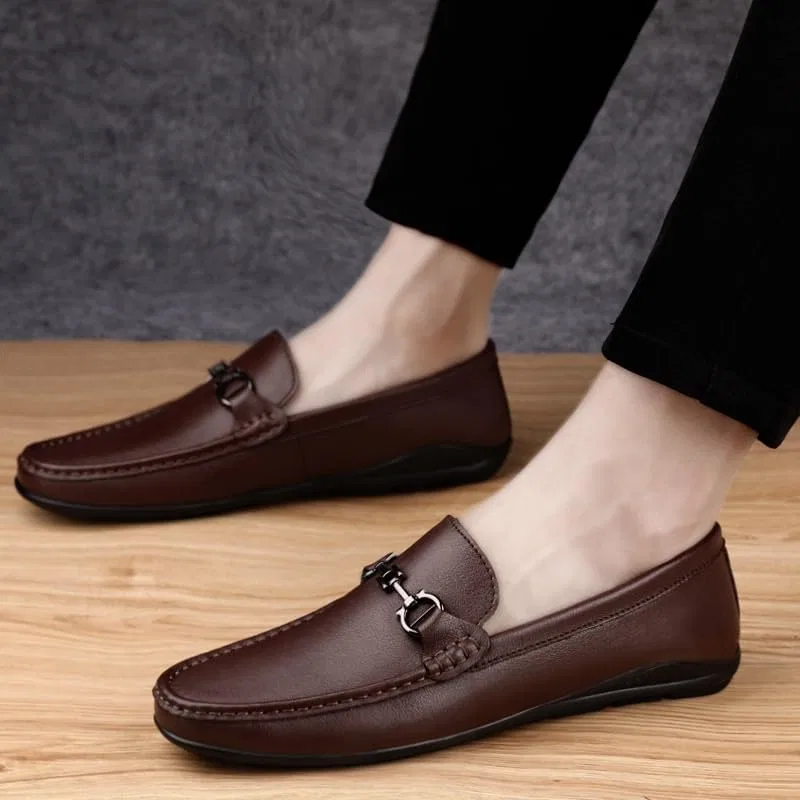 Лоферы мужские повседневные Loafers Shoes, коричневый KswyyuwxgqI — фото 2