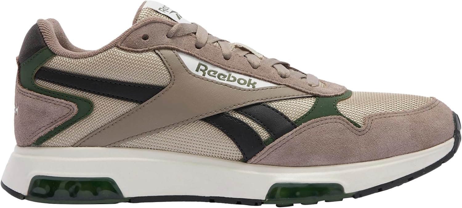 

Кроссовки Reebok Unisex-Adult Gl1100, черный/зеленый/серый