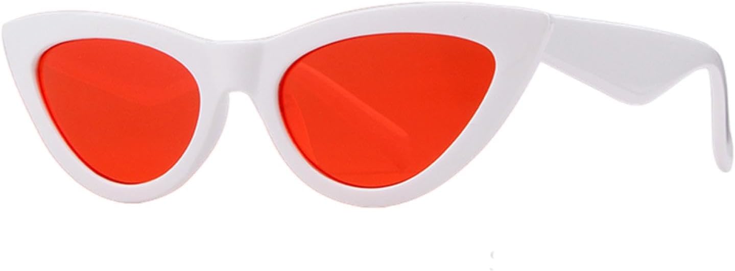 

Ретро-солнцезащитные очки «кошачий глаз» красного цвета для женщин, в стиле 90-х, для фестивалей, с плоским верхом и зеркальными линзами, модные женские солнцезащитные очки WNCKSQ, C2