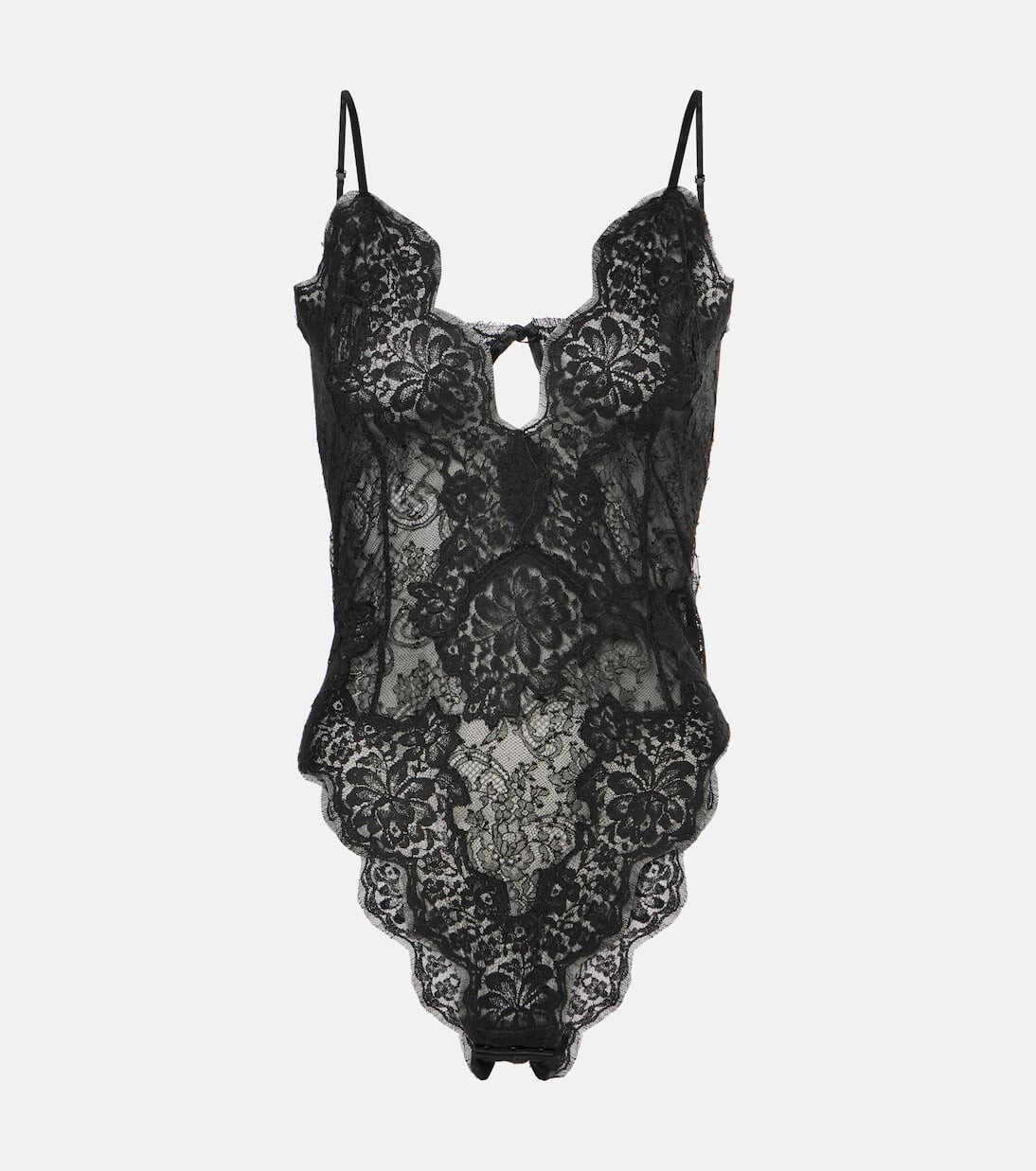 

Кружевной комбинезон Dolce&Gabbana, черный