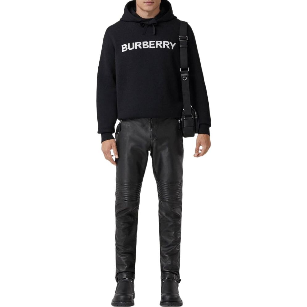 Толстовка Burberry мужская, хлопок, черный — фото 2