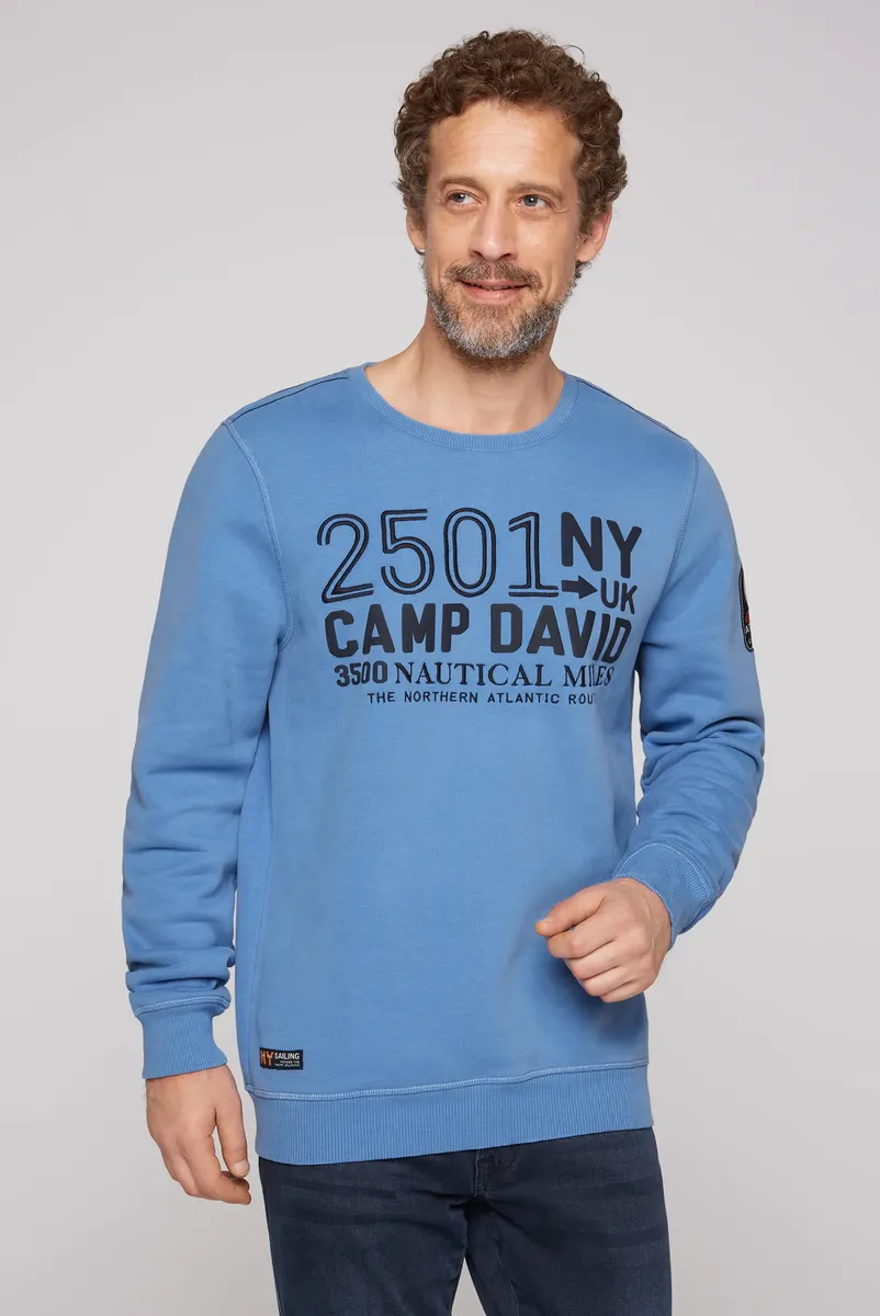 

Свитер CAMP DAVID из хлопка, синий