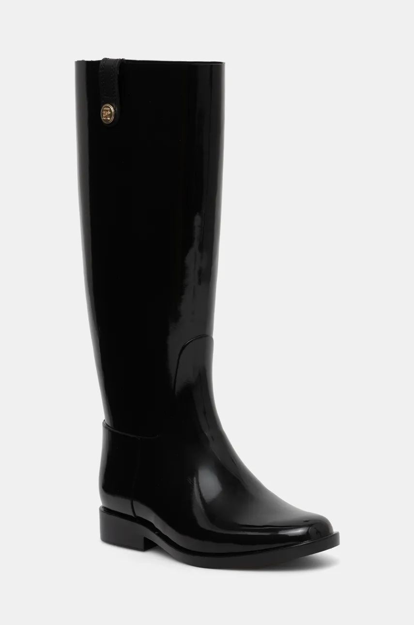 

Резиновые сапоги Tommy Hilfiger TH STUD RUBBER LONG RAINBOOT, черный