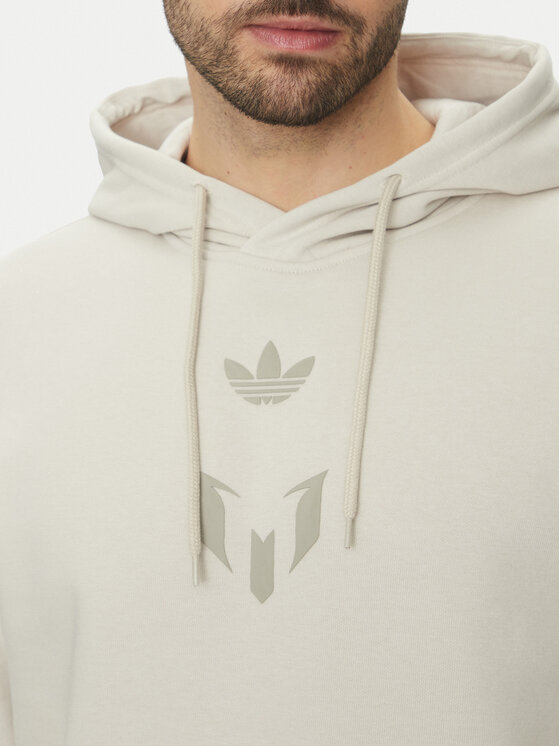 Толстовка обычного кроя Messi JC9474 Adidas, бежевый — фото 4