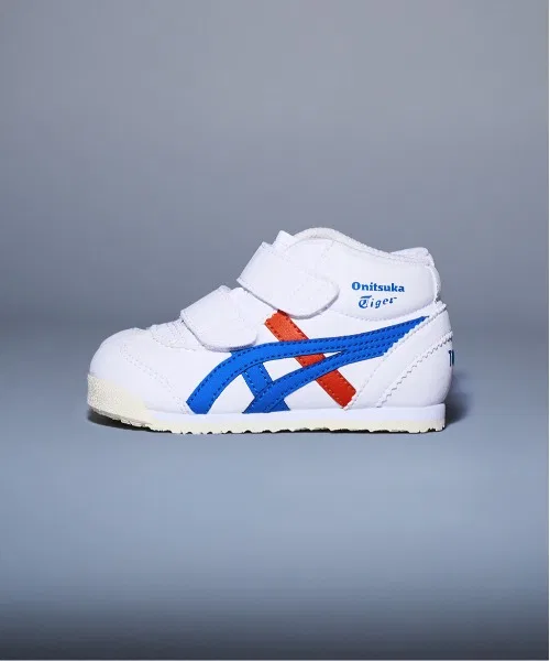 Детские кроссовки Onitsuka Tiger MEXICO Mid Runner белые