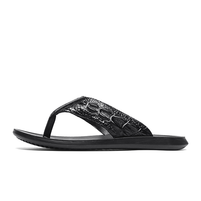 

Мужские шлепанцы с резиновой подошвой, устойчивые к истиранию CALIFBULL, Black[Size 40 In This Model = Athletic Shoes 41]