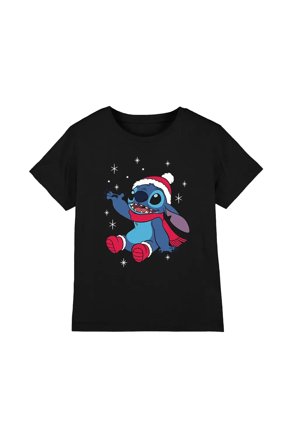 Футболка детская с принтом Lilo & Stitch Disney, черный — фото 4
