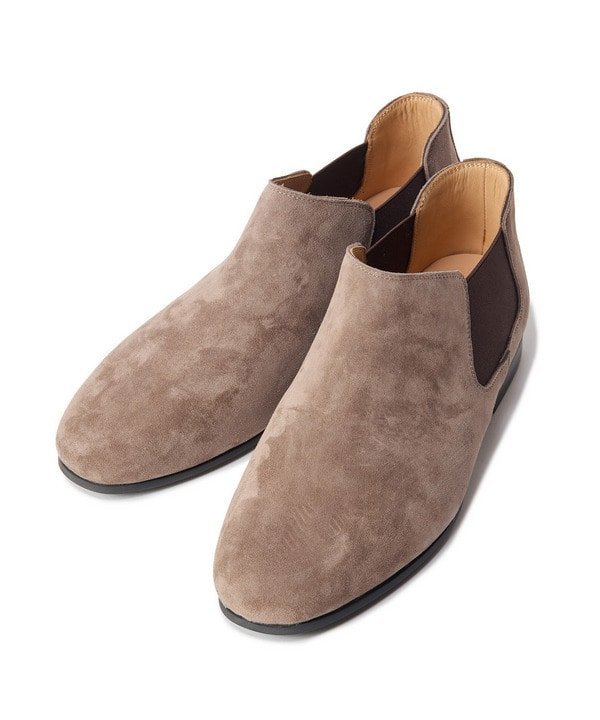 Ботинки из козьей кожи с боковыми вставками Men'S Bigi, beige