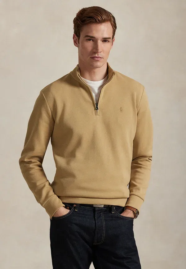 Свитер с имитацией ворота-стойки Polo Ralph Lauren, классический верблюжий