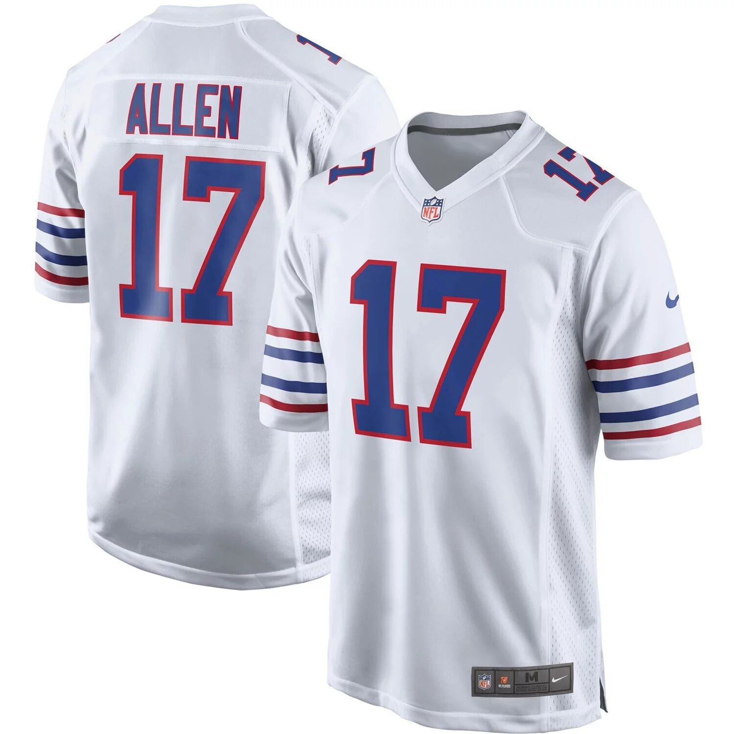 

Молодежная игровая майка Nike Josh Allen White Buffalo Bills Nike