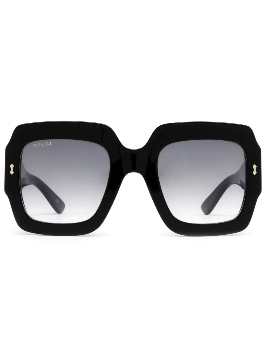 

Солнцезащитные очки в массивной оправе Gucci Eyewear, черный