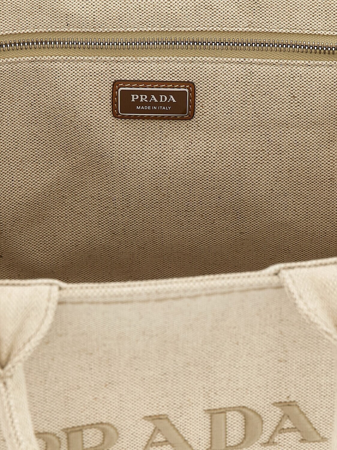 Сумка-шоппер Prada Jardinière очень большого размера Prada, бежевый — фото 4