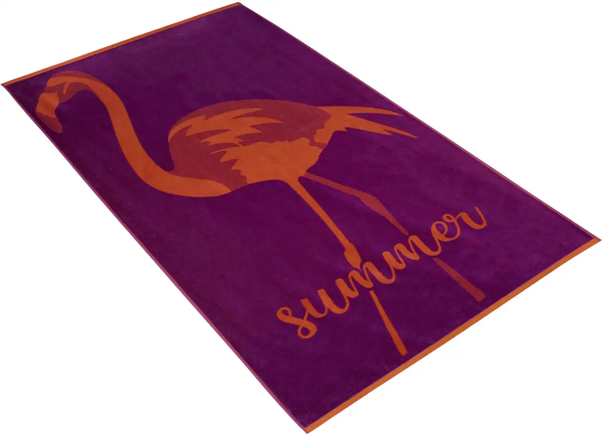 

Пляжное полотенце Vossen "Flamingo Time", (1 шт.) 100х180 см (1 шт.), цвет purple