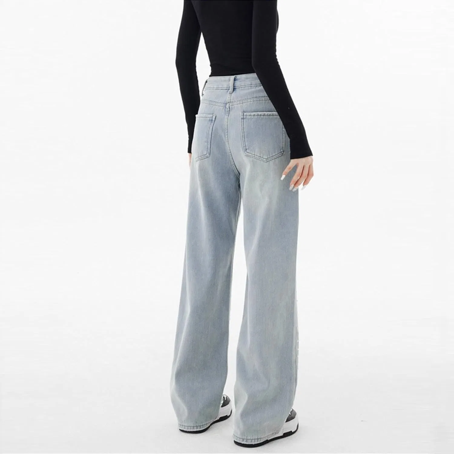 Джинсы Stretch Basic, Синий — фото 4