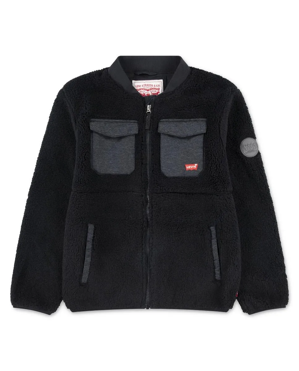 

Куртка Utility Sherpa для мальчика Levi's, черный