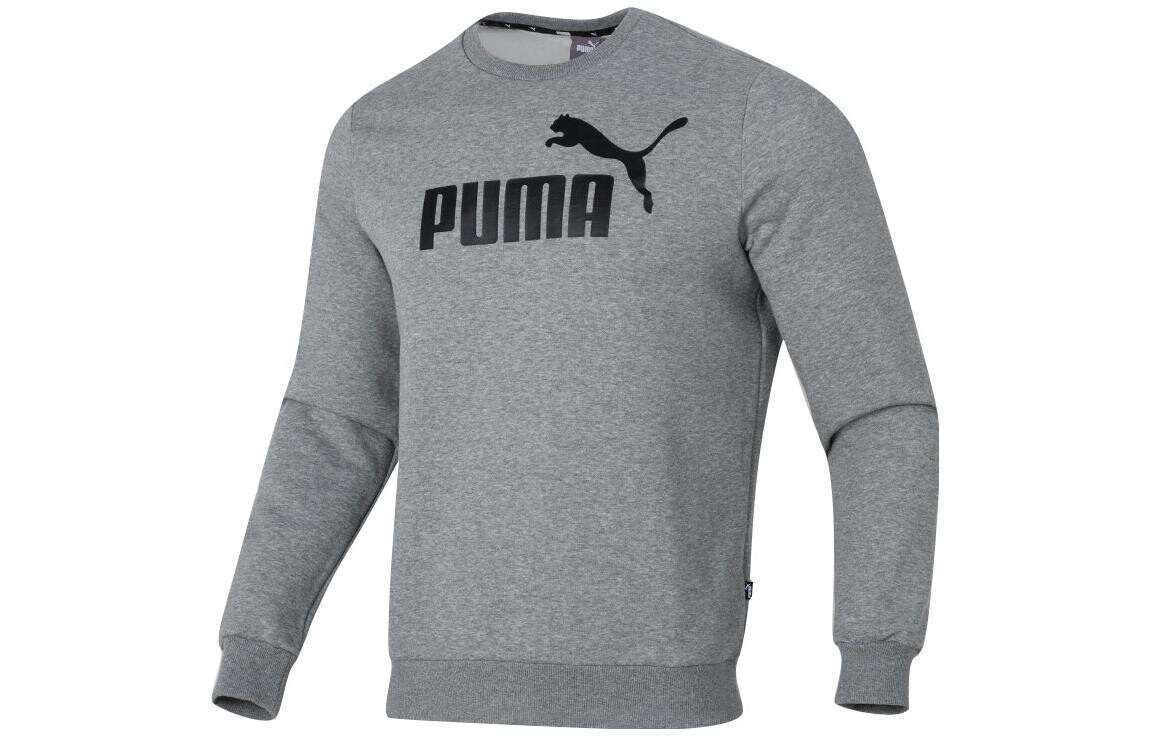 

Толстовка Crew TR Big Logo унисекс светло-серая Puma, серый