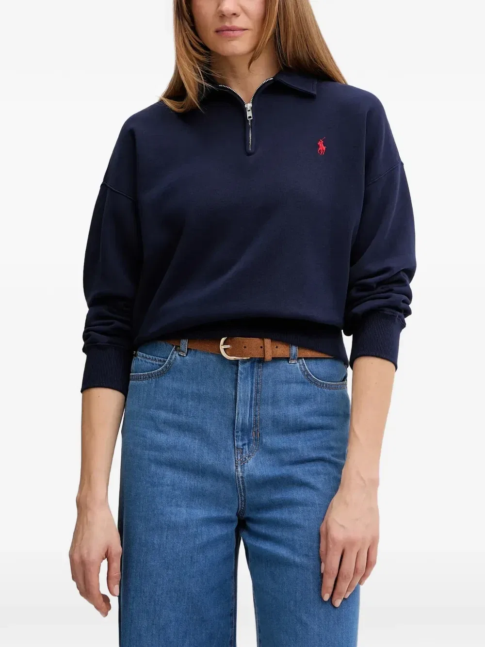 Толстовка с вышивкой POLO RALPH LAUREN, синий