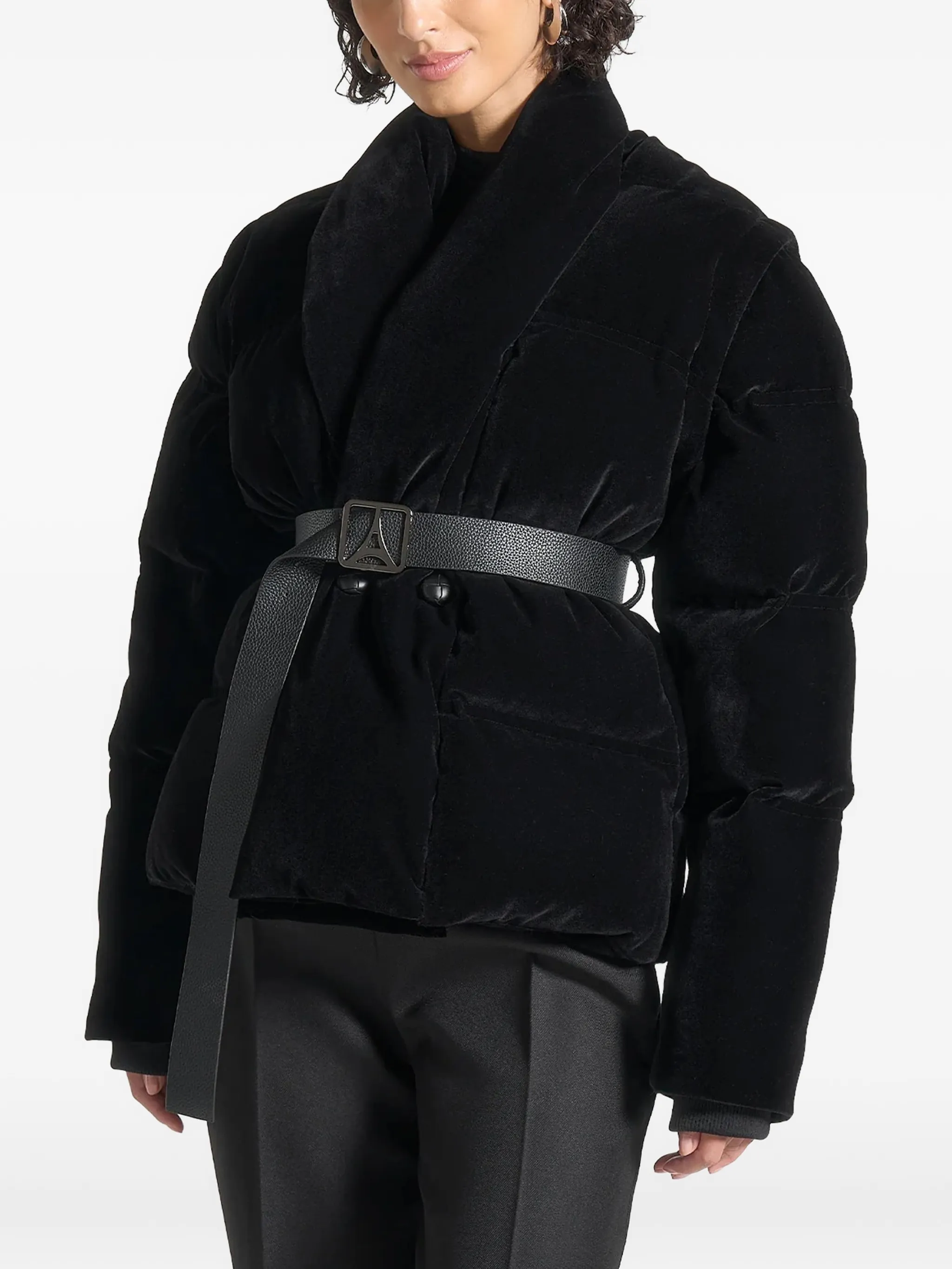 

Стеганый пуховик Taya Manière De Voir, черный