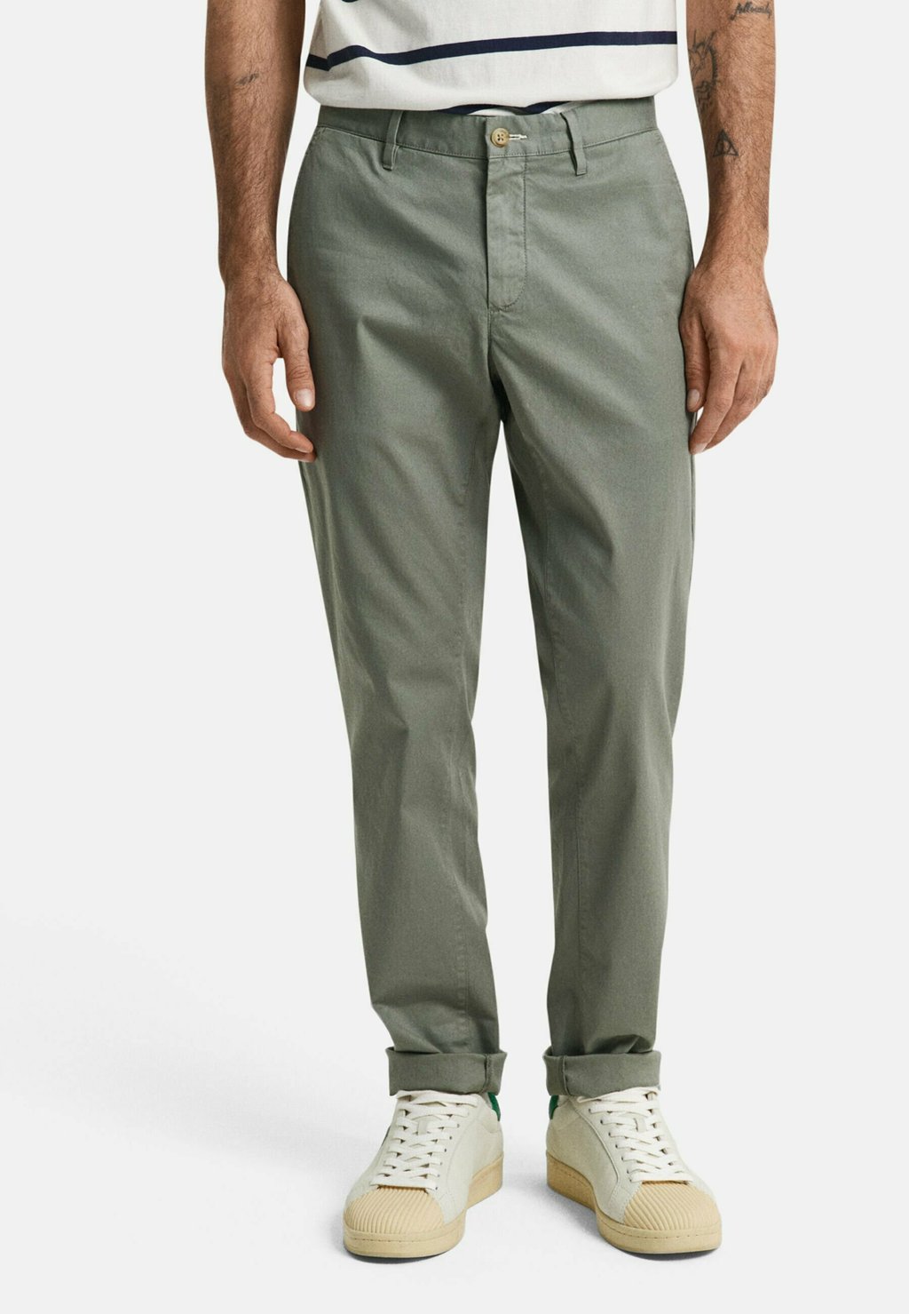

Чиносы SUNFADED GANT, зеленый