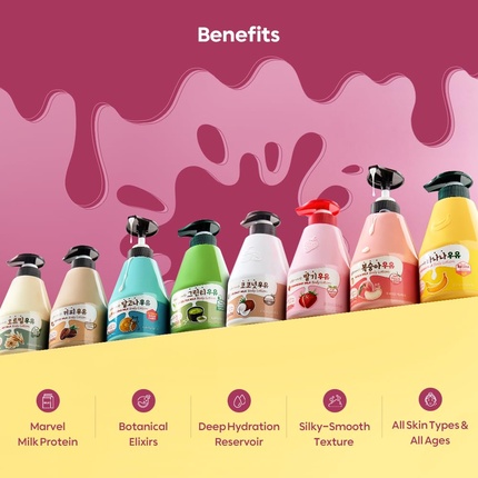 Лосьон для тела с зеленым чаем Kwailnara Green Tea Milk для освежения кожи Welcos — фото 3