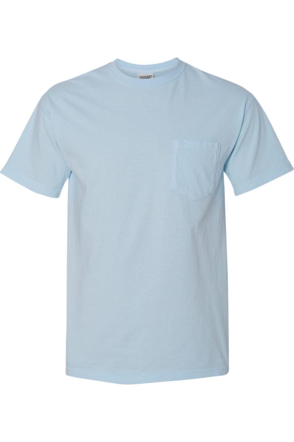 

Футболка Comfort Colors Garment-Dyed Heavyweight Pocket, цвет chambray
