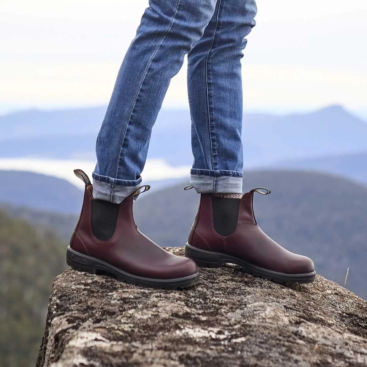 Унисекс ботинки Blundstone Classic Comfort 550 с коротким голенищем для взрослых, Auburn — фото 2