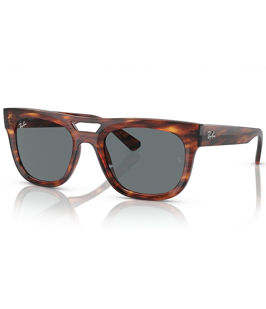 

Квадратные солнцезащитные очки унисекс Ray-Ban Phil 54 мм, коричневый