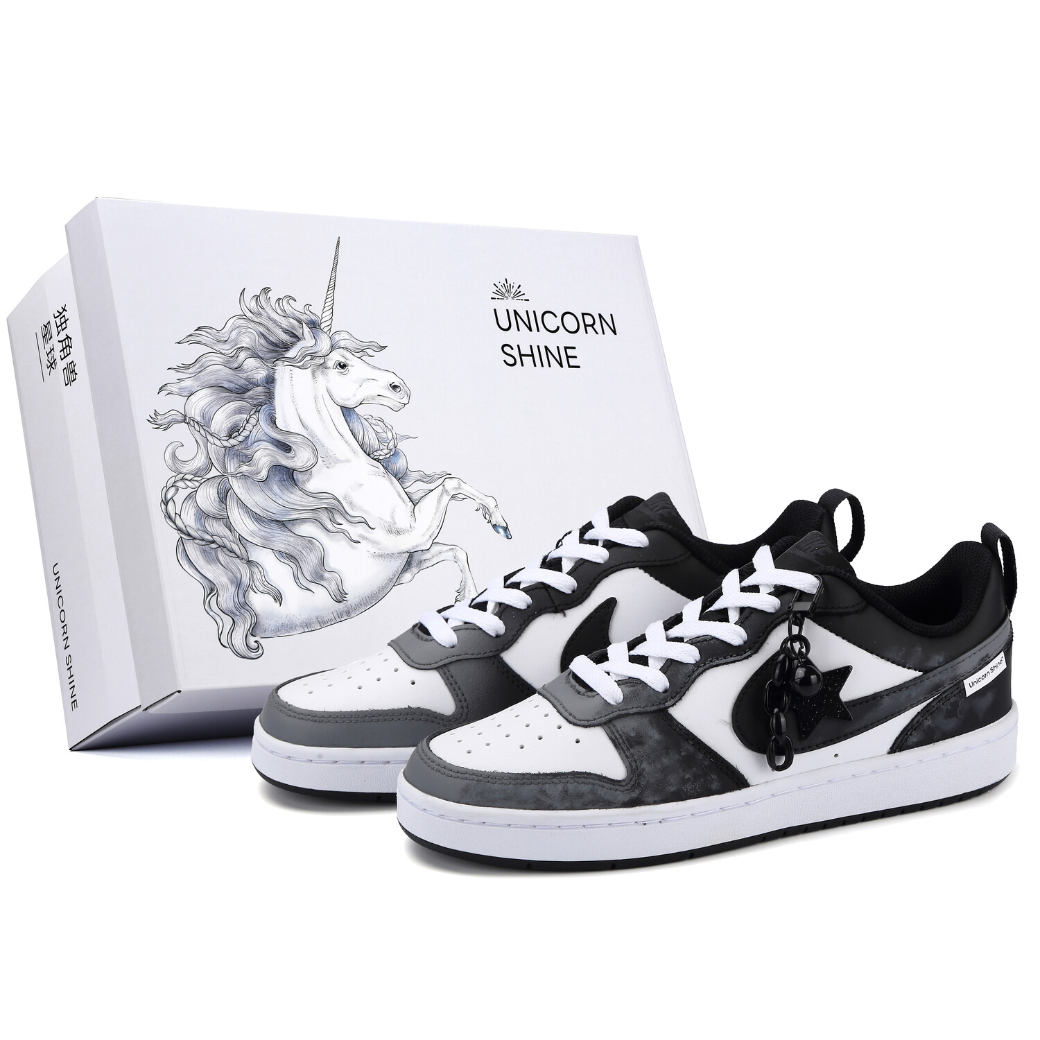

Кроссовки Nike Court Borough 2 Kids' Skateboarding Shoes Grade School, черный