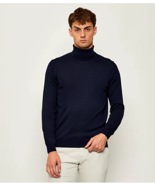 

Шерстяная водолазка Slim fit Stenströms, синий