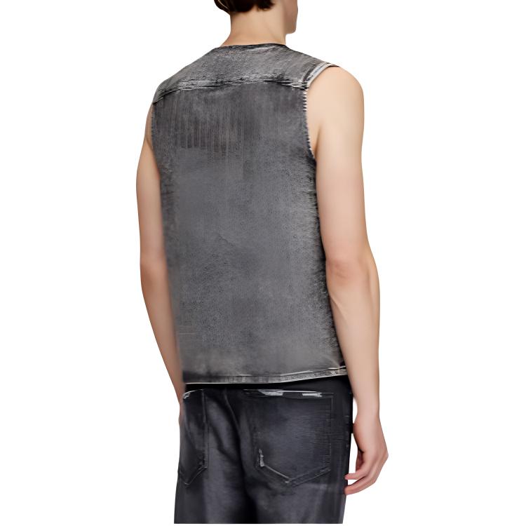 DIESEL Джинсовая безрукавка, Gray — фото 3