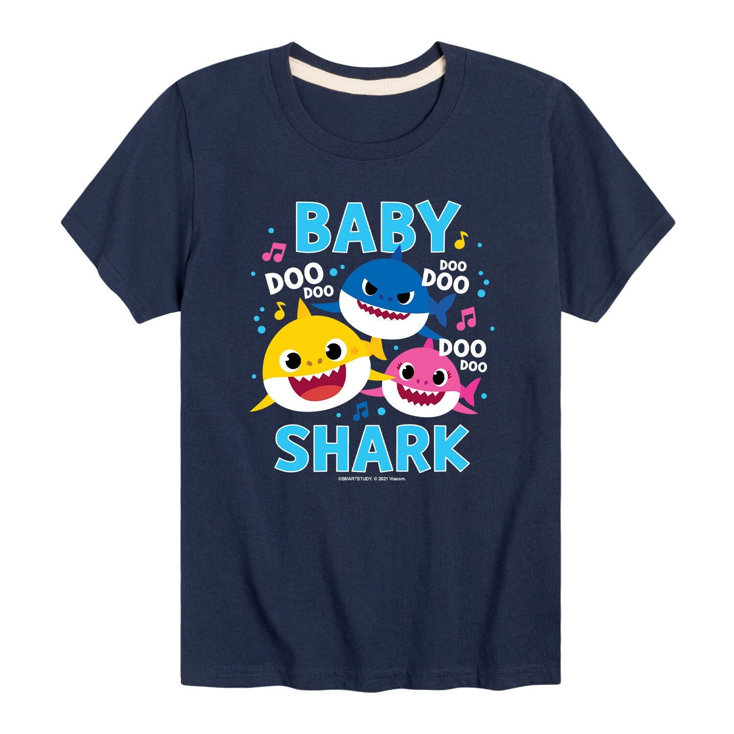 

Футболка Baby Shark Family Doo Doo для мальчиков 8–20 лет с рисунком Baby Shark, синий