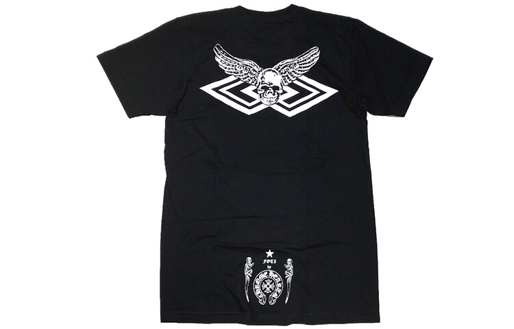 

Футболка унисекс черная Chrome Hearts, черный