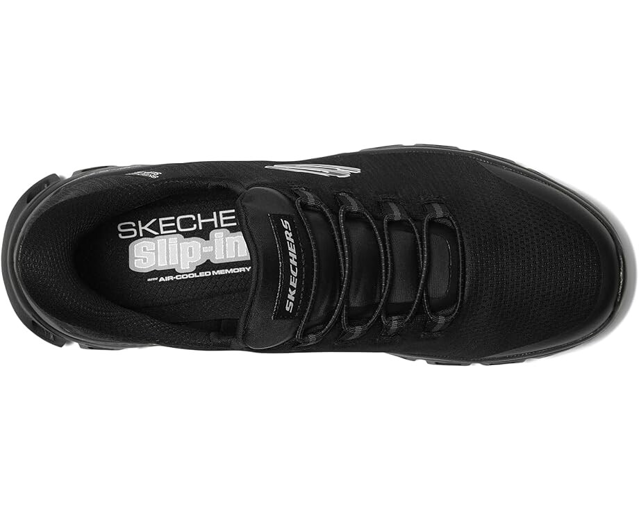 Кроссовки SKECHERS Glide-Step Zefyr Hands Free Slip-in, черный — фото 2
