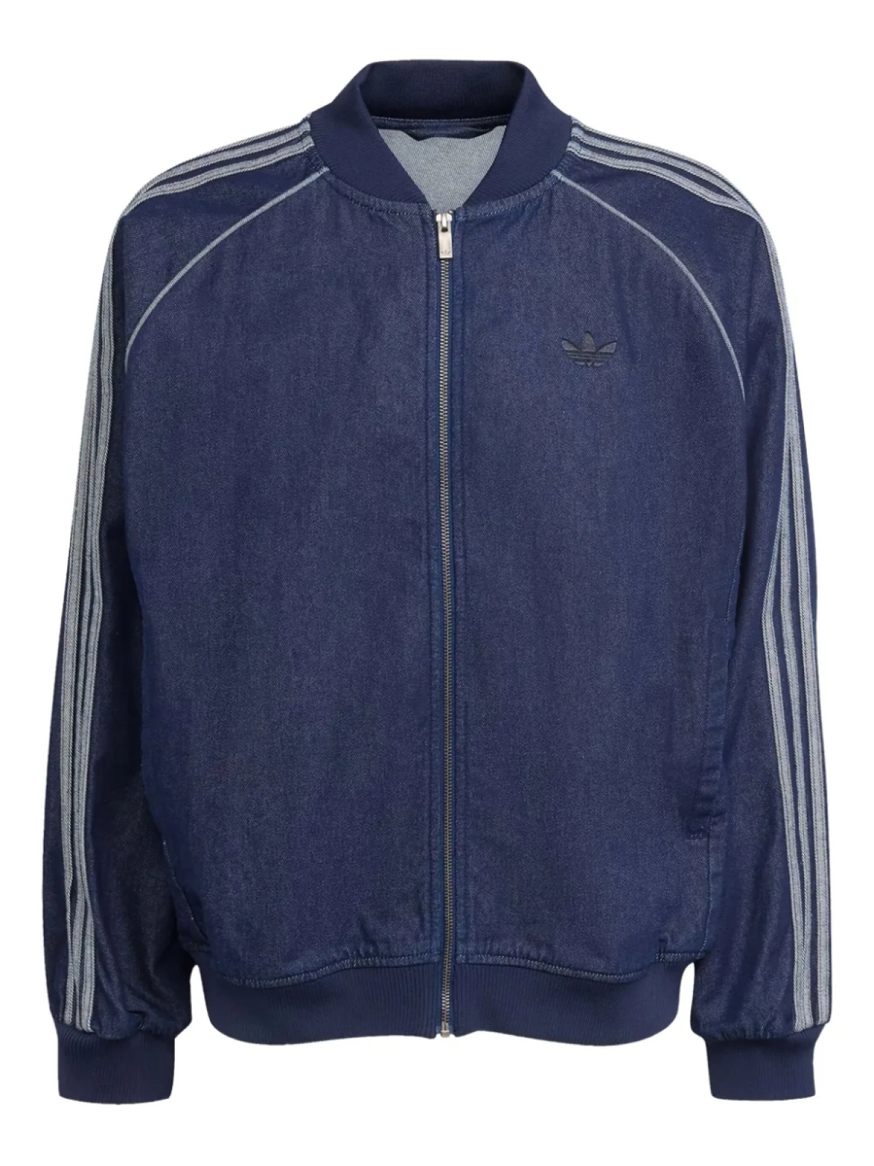 

Куртка-бомбер с тремя полосками Adidas, синий