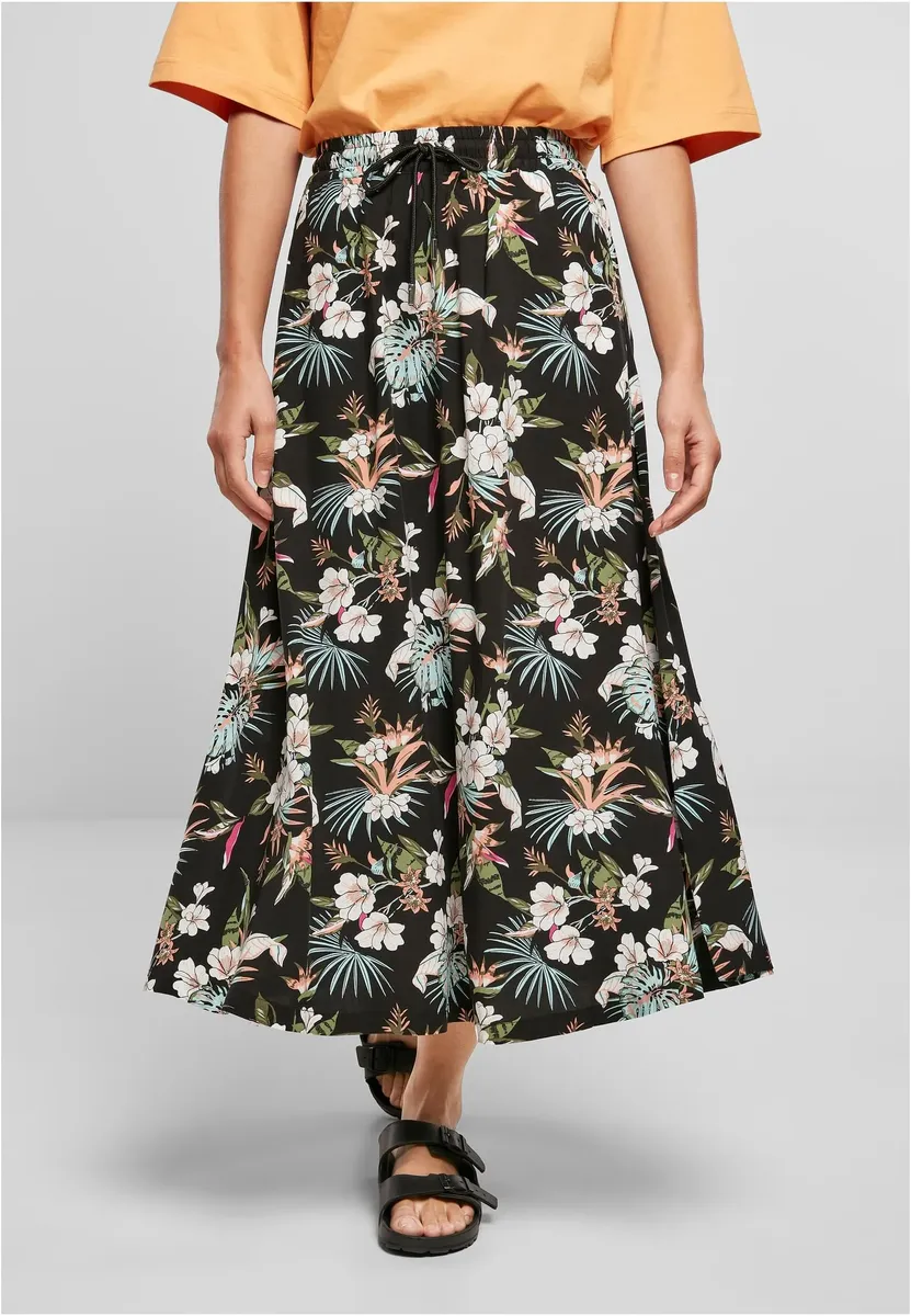 

Трикотажная юбка URBAN CLASSICS " Urban Classics Ladies Viscose Midi юбка" (1 шт.), черный
