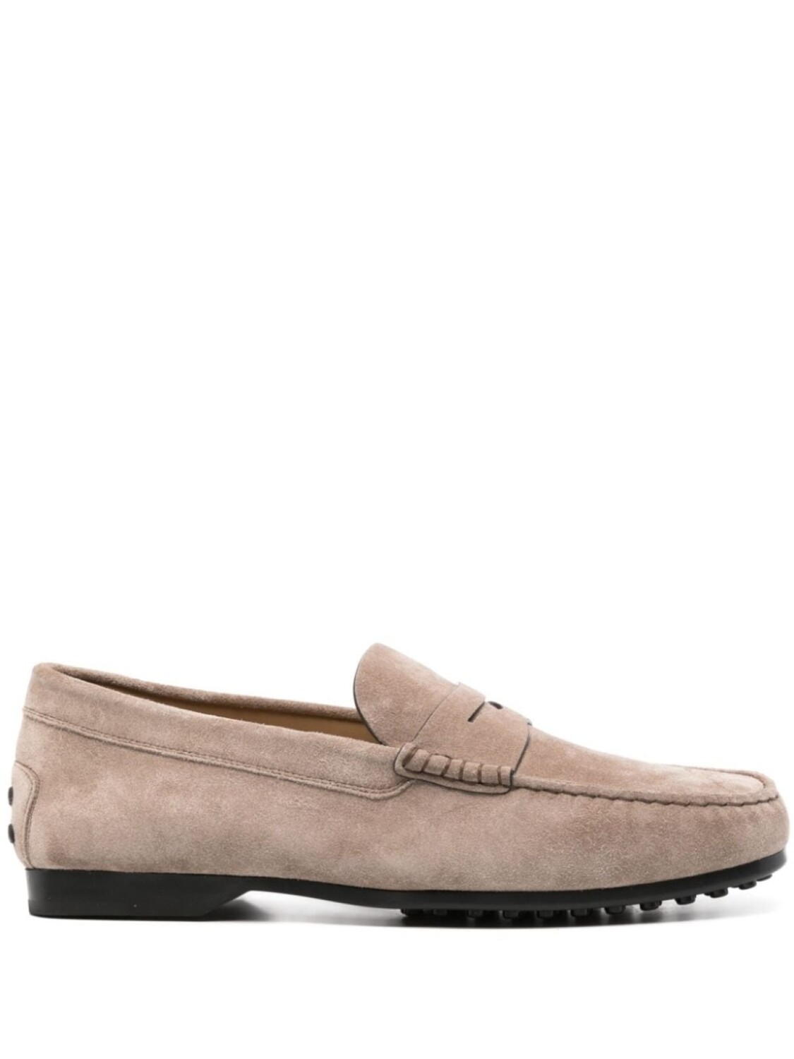 

Tod's замшевые мокасины Gommino, нейтральный цвет
