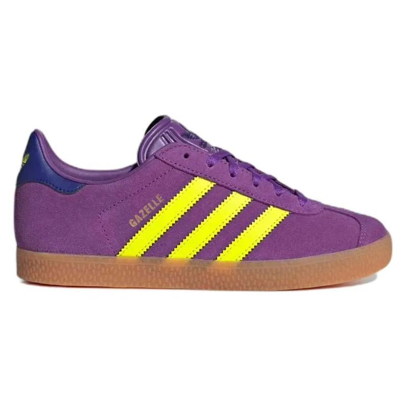 Кроссовки для скейтбординга Gazelle Low Top Kids Purple Teenagers Adidas Originals — фото 3