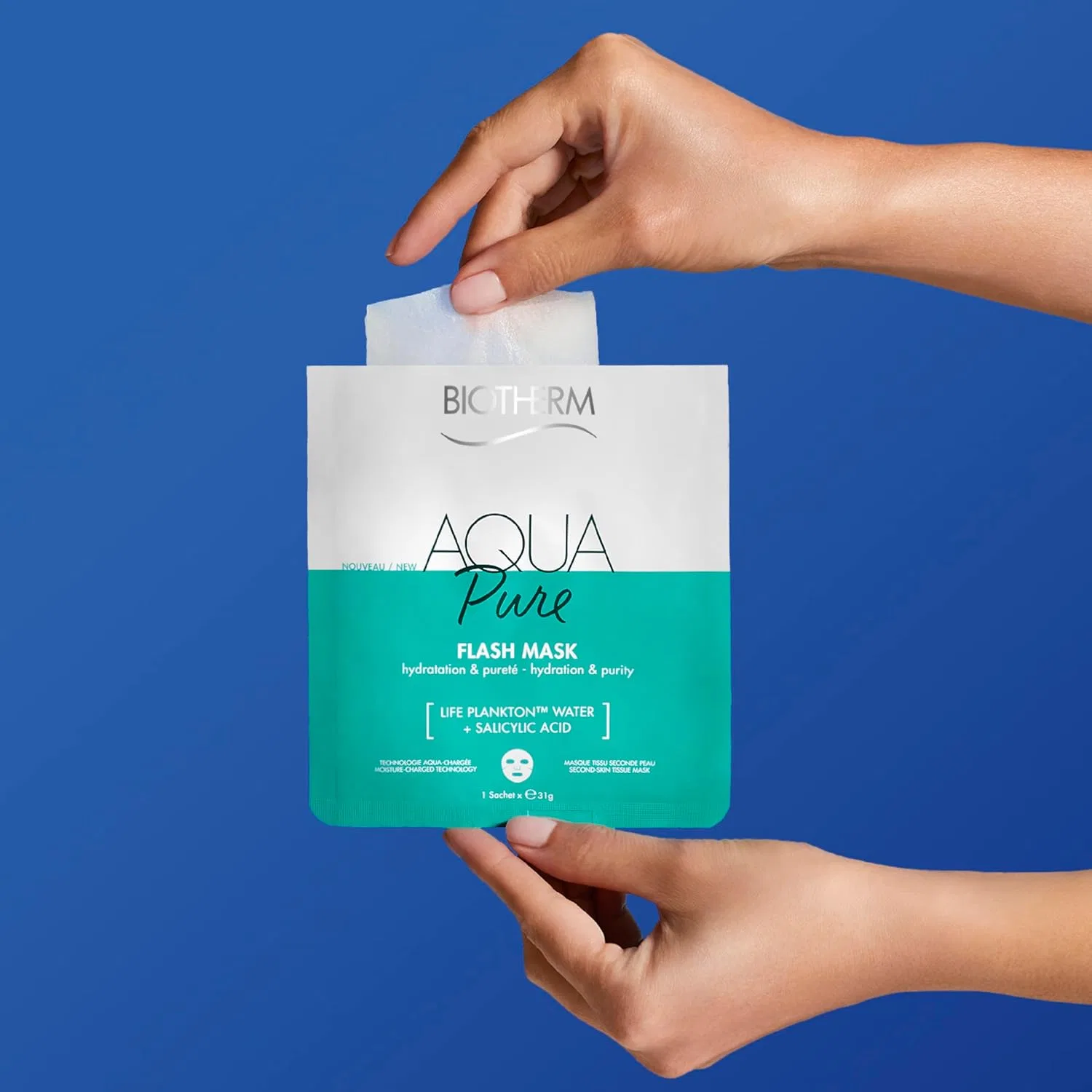 Сыворотка Biotherm — Aqua Super Mask Pure с планктоном и салициловой кислотой, 31 г — фото 3