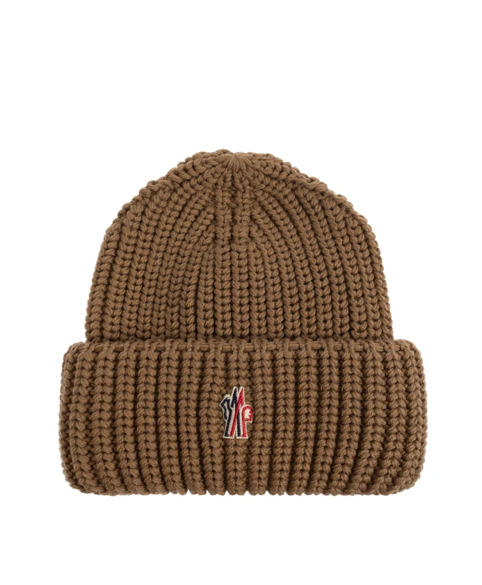 

Шапка для отдыха после катания на лыжах в Гренобле Moncler, коричневый