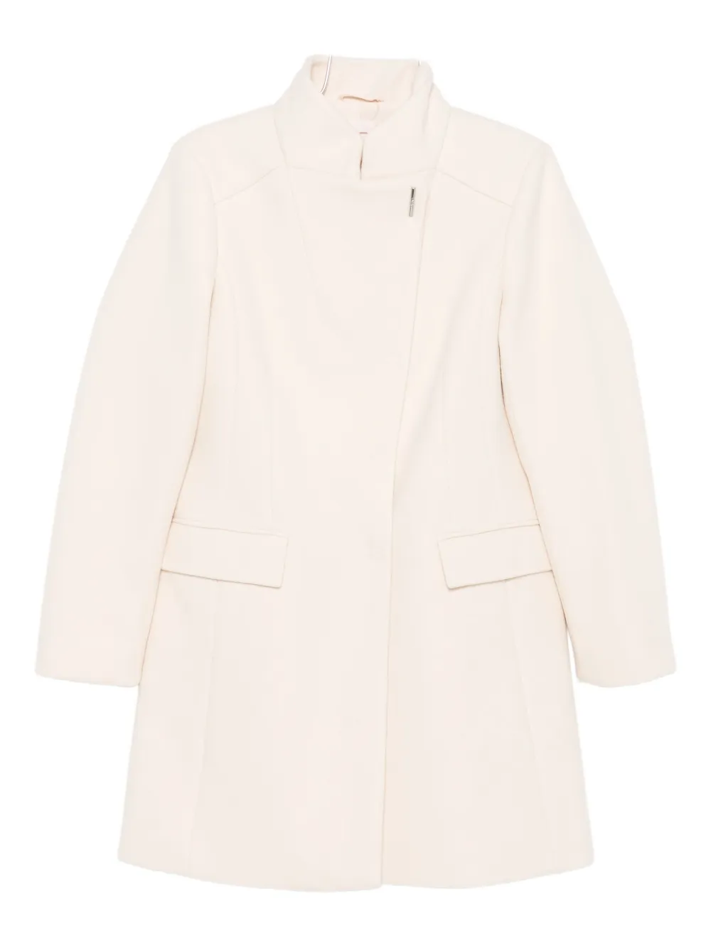 

Пальто с высоким воротником и фирменной нашивкой-логотипом Liu Jo, нейтральный