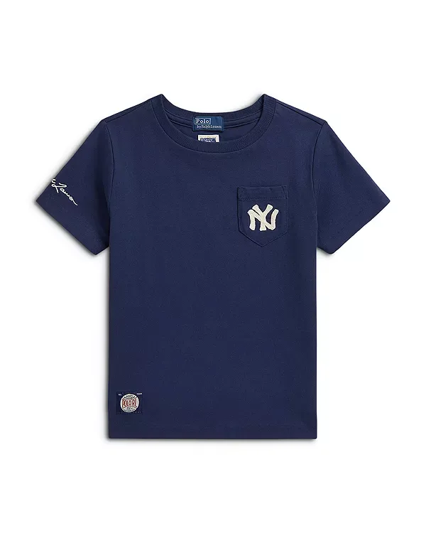 Футболка «Янки» - маленький ребенок Ralph Lauren, Blue
