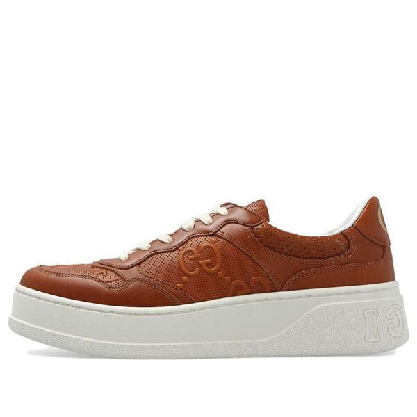 Кроссовки chunky b gg sneakers 'brown white' Gucci, коричневый