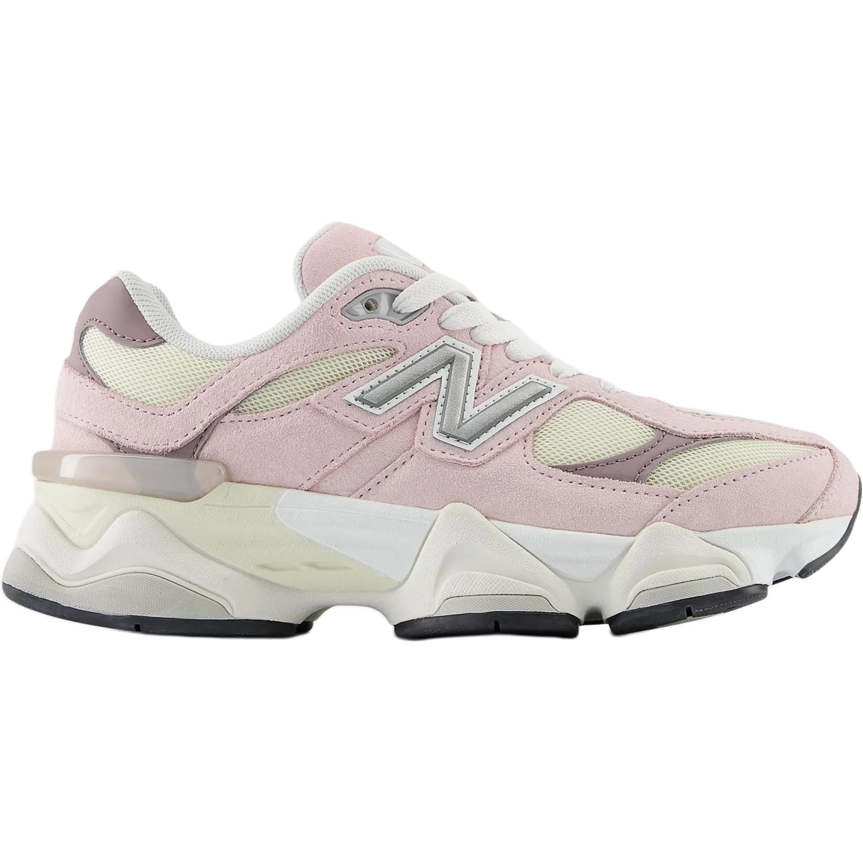 New Balance NB 9060 устойчивые к истиранию низкие детские беговые кроссовки Pink/White — фото 3