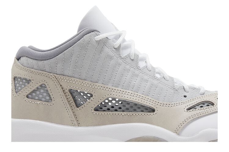 Кроссовки Air Jordan 11 Retro Low IE Light Orewood Brown, серый — фото 2