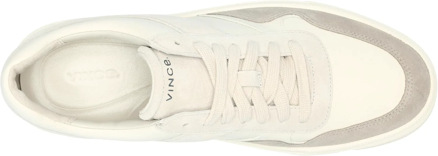 Мужские кроссовки Vince Men's Warren с ретро-шнуровкой, серый/белый — фото 4