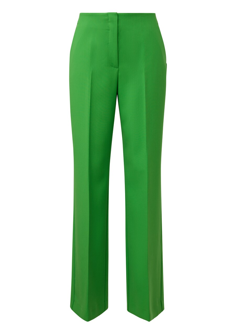 

Широкие брюки со складками COMMA, Green