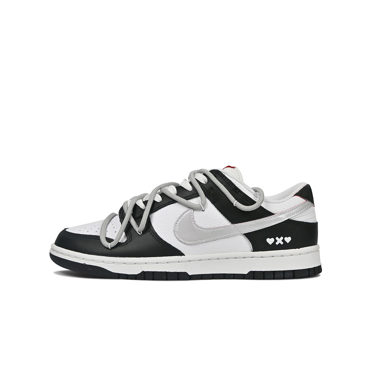 

Кроссовки Nike Dunk Skateboarding Shoes Men Low-top Silver, серебряный, Серый, Кроссовки Nike Dunk Skateboarding Shoes Men Low-top Silver, серебряный